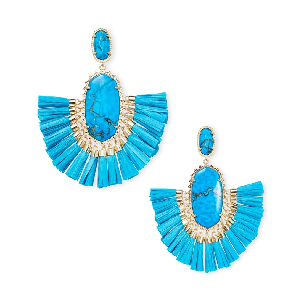 Kendra Scott Cristina Gold Statement Earrings